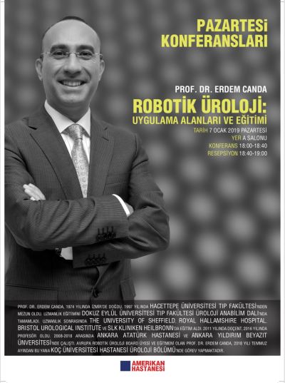 Robotik Üroloji, Ocak 2019, Amerikan Hastanesi, İstanbul